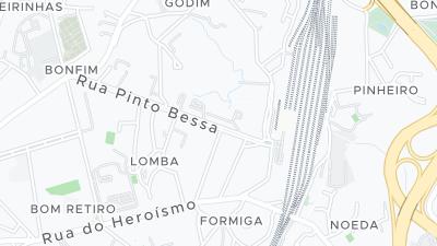 Mapa de localização do hotel