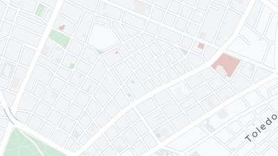 Kaart met de situering van het hotel