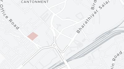 Mapa de localização do hotel