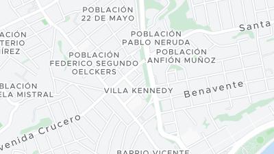 Kaart met de situering van het hotel