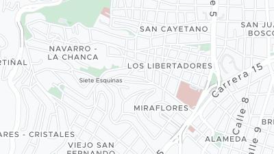 Hotel location map