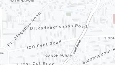 Hotel location map