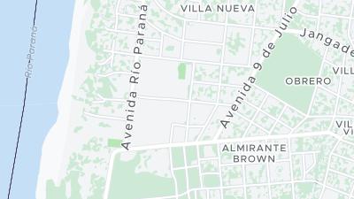 Hotel location map
