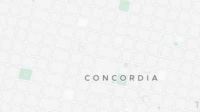 Kaart met de situering van het hotel