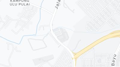 Mapa de localização do hotel