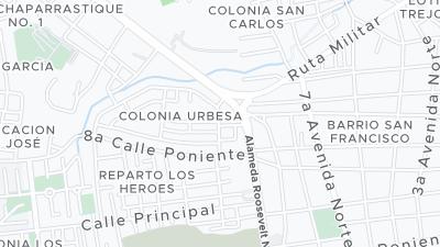 Hotel location map