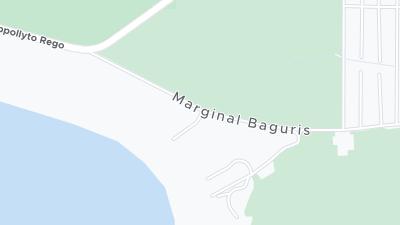 Kaart met de situering van het hotel