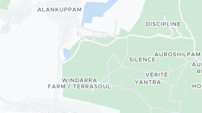 Hotel location map