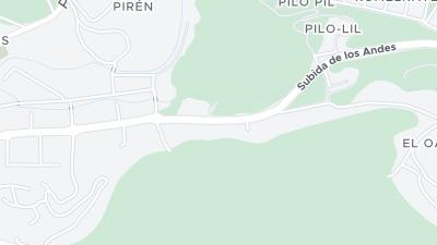 Kaart met de situering van het hotel