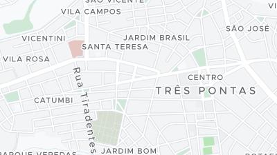 Mapa de localização do hotel