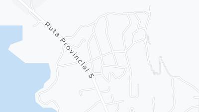 Kaart met de situering van het hotel