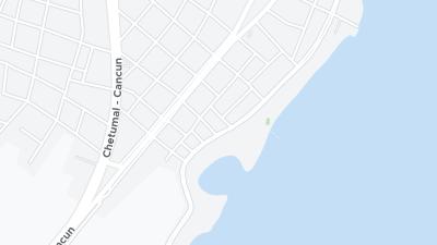 Kaart met de situering van het hotel