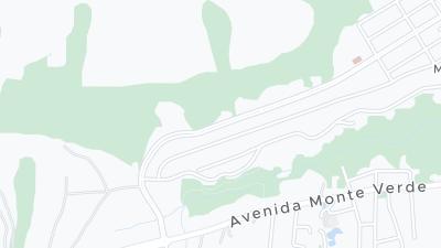 Kaart met de situering van het hotel