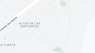 Kaart met de situering van het hotel