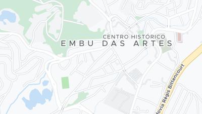 Kaart met de situering van het hotel