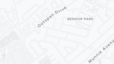 Kaart met de situering van het hotel