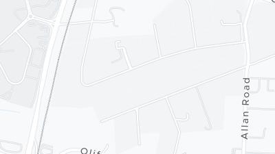 Kaart met de situering van het hotel