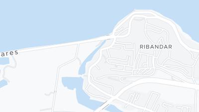 Mapa de localização do hotel