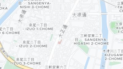 Kaart met de situering van het hotel