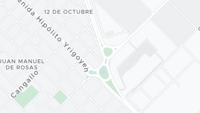 Kaart met de situering van het hotel