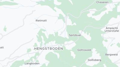 Kaart met de situering van het hotel