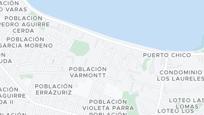 Kaart met de situering van het hotel