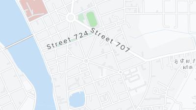 Kaart met de situering van het hotel