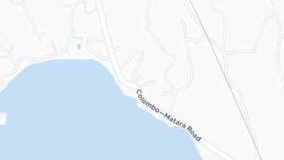 Mapa de localização do hotel