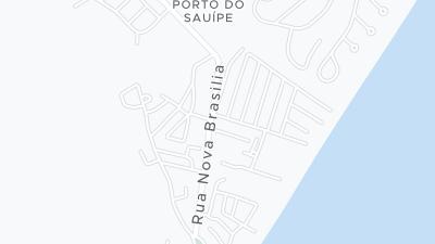 Kaart met de situering van het hotel