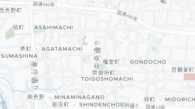 Mapa de localização do hotel