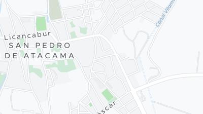 Kaart met de situering van het hotel