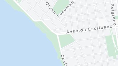 Kaart met de situering van het hotel