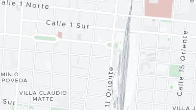 Kaart met de situering van het hotel