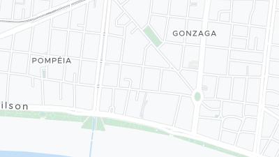 Kaart met de situering van het hotel