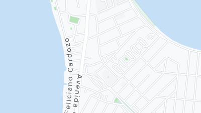 Kaart met de situering van het hotel