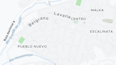 Plan de localisation de l'hôtel