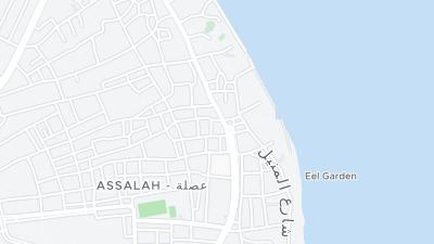 Hotel location map