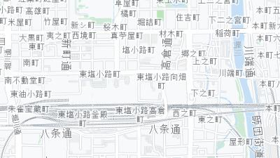 Mapa de localização do hotel