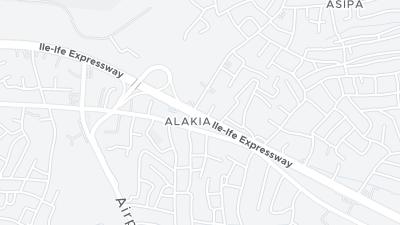 Kaart met de situering van het hotel