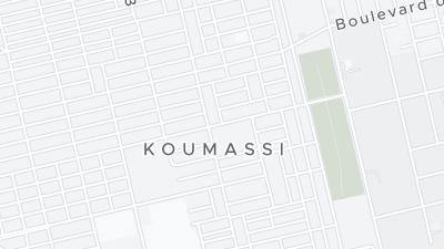 Kaart met de situering van het hotel