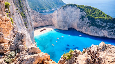 Atenas + Cefalonia, Zakynthos, Mikonos y Santorini