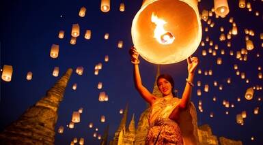 Tailandia: Festival de los Faroles de Chiang Mai