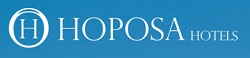 الشعار الخاص بسلسلة فنادق Hoposa
