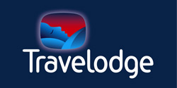 الشعار الخاص بسلسلة فنادق Travelodge