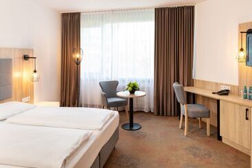 アパートホテル Plaza Hotel & Living Frankfurt