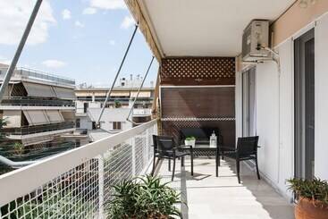 דירות לתיירים Upstreet Bright 1bd Apt In Chalandri