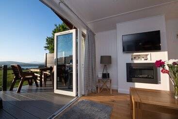 דירות לתיירים Luxurious Super King Lodge With Hot Tub