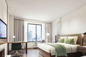 בית מלון כפרי Greentree Inn Wuxi Huishan District Yangshan Town Jiayang Life Plaza Business