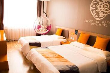 هتل Shell Tangshan Caofeidian District Xinghai Mingdu Plaza