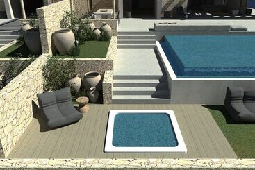 관광객 아파트 Lido White Villa